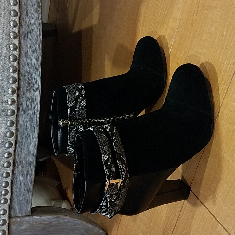 IMAN Boots with Snake Straps